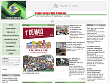Tablet Screenshot of pastoraloperaria.org.br